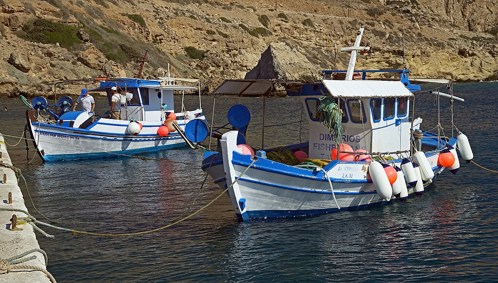 Fishing Boats in Finiki
